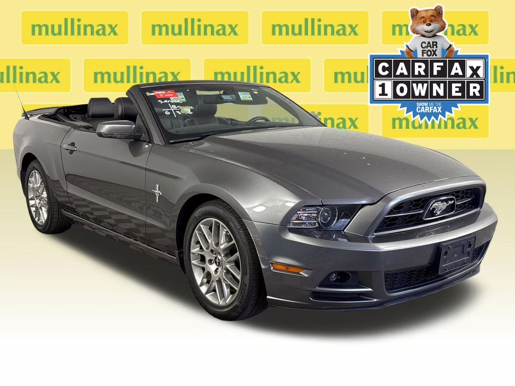 2013 Sterling Gray Metallic Ford Mustang V6 Premium RWD Convertible