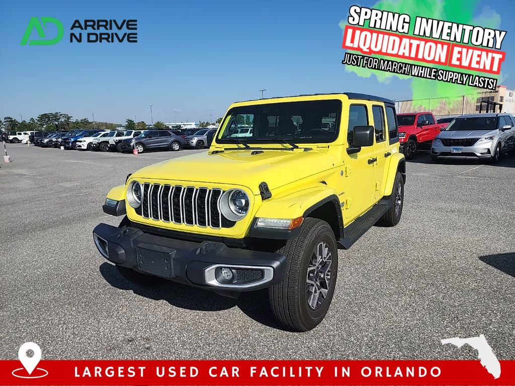 2024 High Velocity Clearcoat Jeep Wrangler Sahara 4X4 SUV