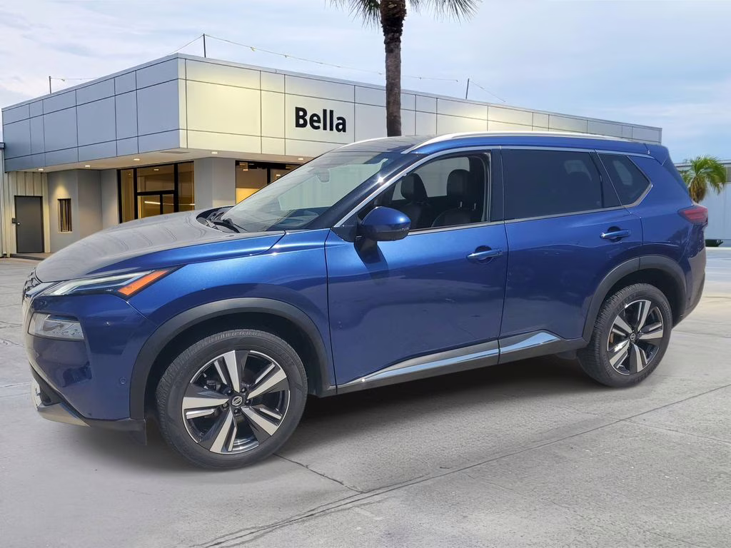 2021 Caspian Blue Metallic Nissan Rogue Platinum AWD SUV
