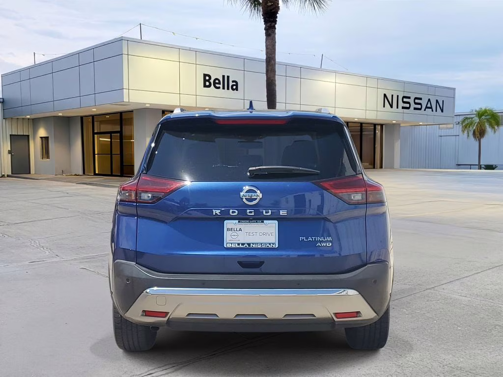 2021 Caspian Blue Metallic Nissan Rogue Platinum AWD SUV