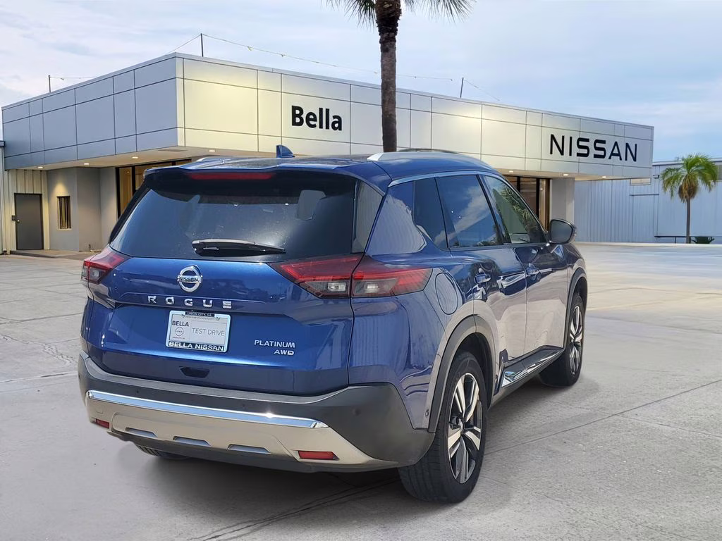 2021 Caspian Blue Metallic Nissan Rogue Platinum AWD SUV