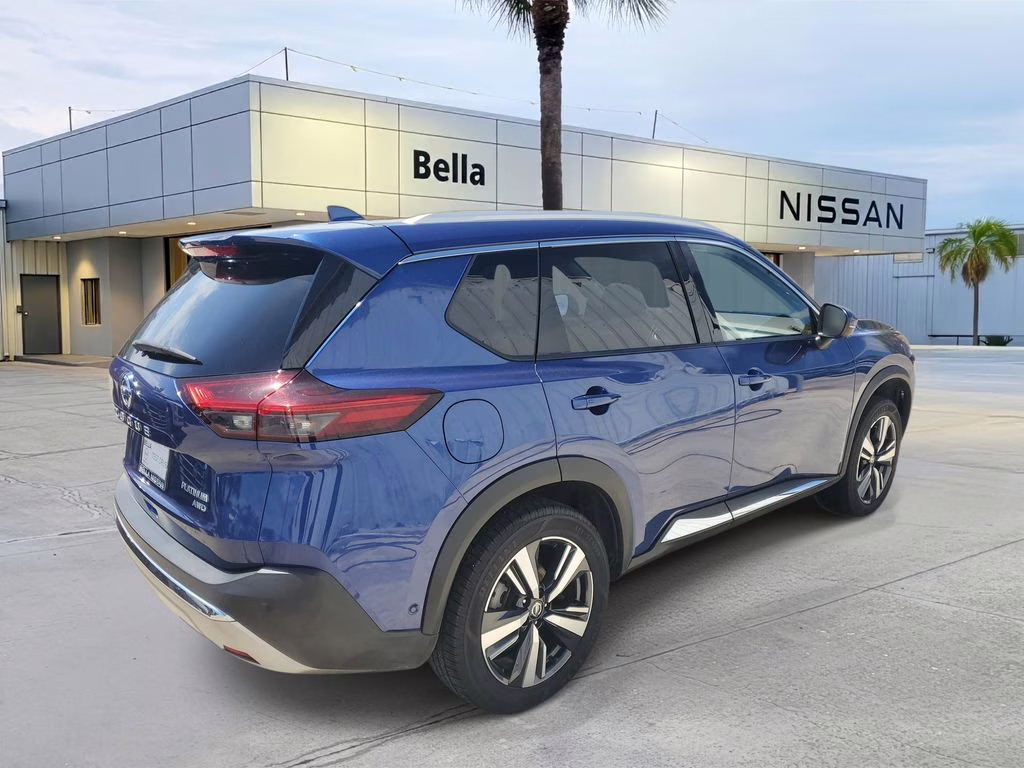2021 Caspian Blue Metallic Nissan Rogue Platinum AWD SUV