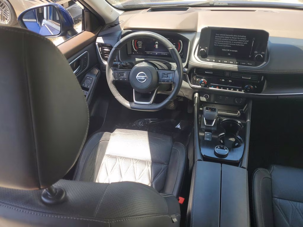 2021 Caspian Blue Metallic Nissan Rogue Platinum AWD SUV