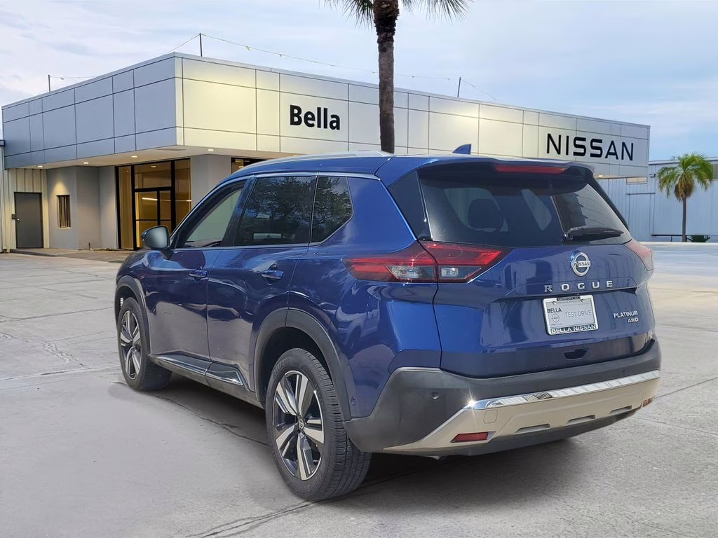 2021 Caspian Blue Metallic Nissan Rogue Platinum AWD SUV