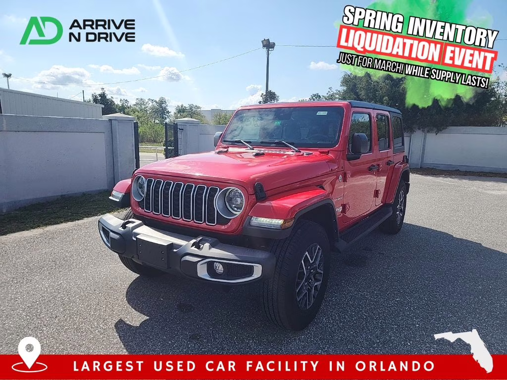 2024 Firecracker Red Clearcoat Jeep Wrangler Sahara 4X4 SUV