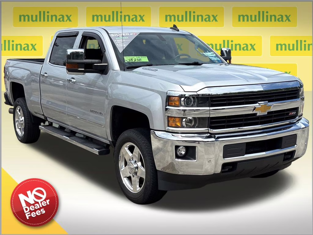 2015 Silver Ice Metallic Chevrolet Silverado 2500HD LTZ 4X4 Truck