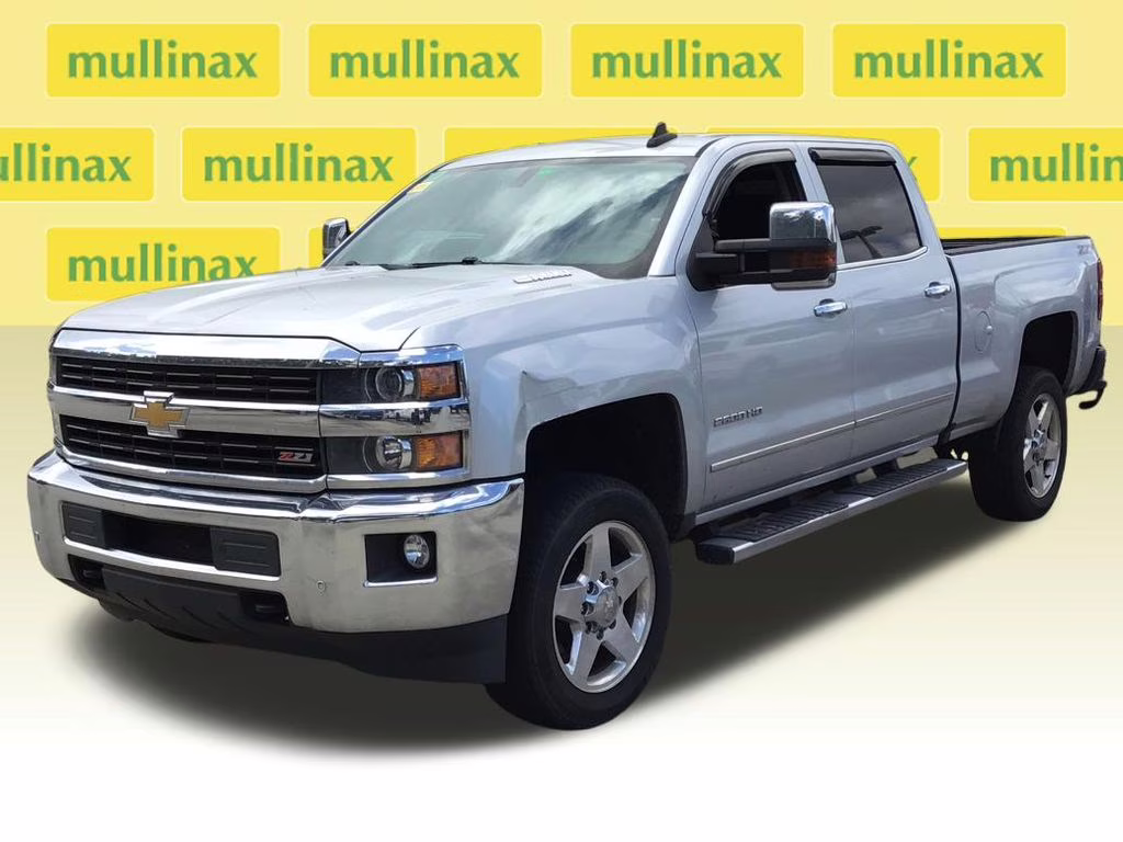 2015 Silver Ice Metallic Chevrolet Silverado 2500HD LTZ 4X4 Truck
