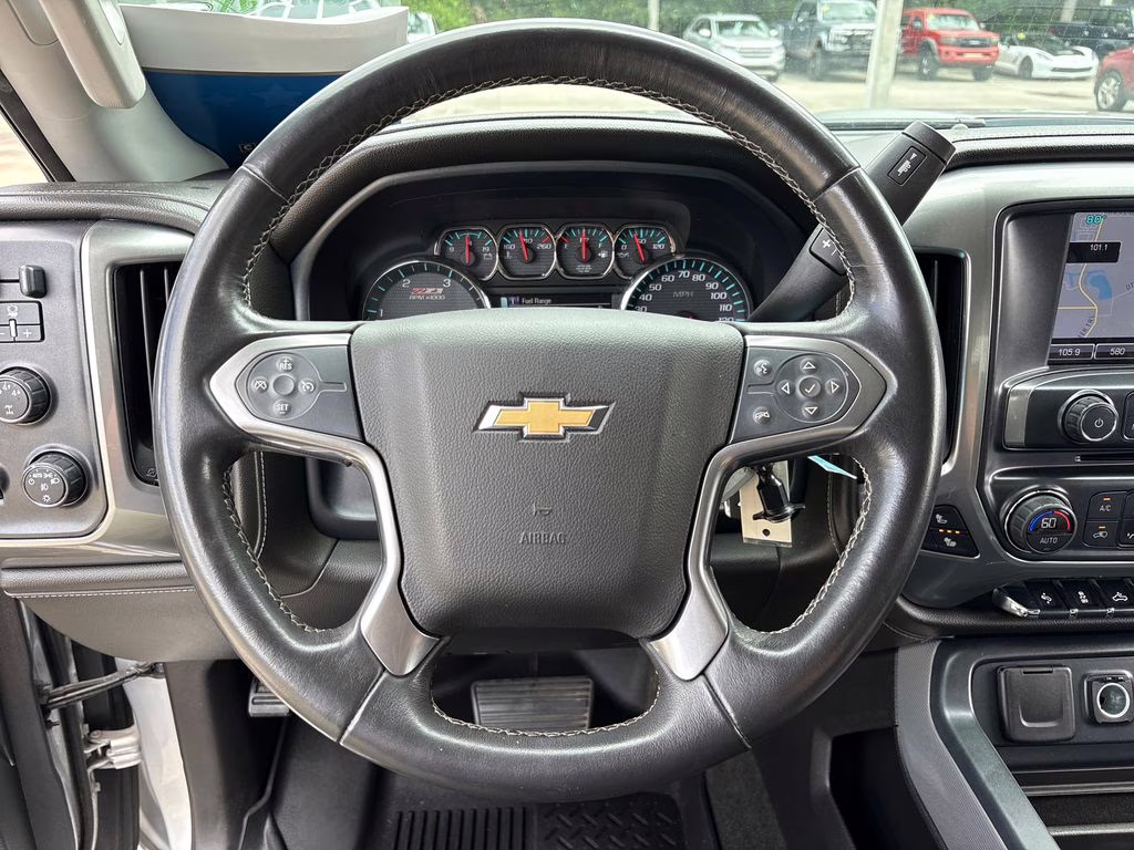 2015 Silver Ice Metallic Chevrolet Silverado 2500HD LTZ 4X4 Truck