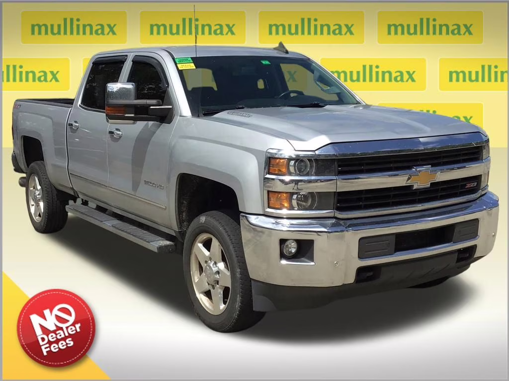 2015 Silver Ice Metallic Chevrolet Silverado 2500HD LTZ 4X4 Truck