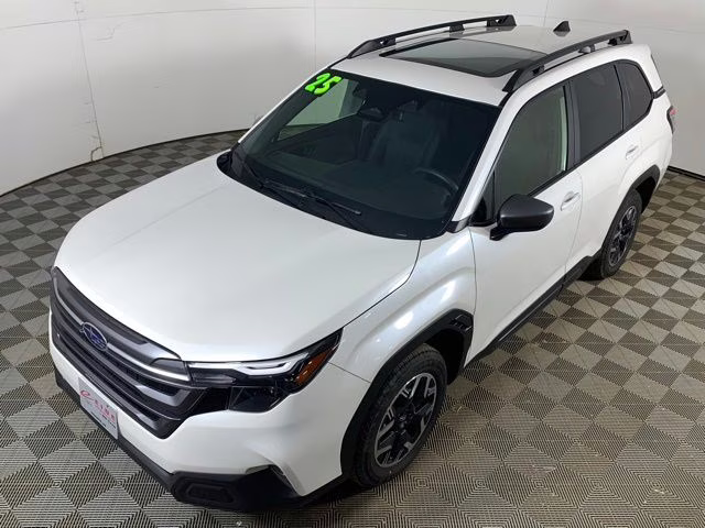 2025 Crystal White Pearl Subaru Forester Premium AWD SUV