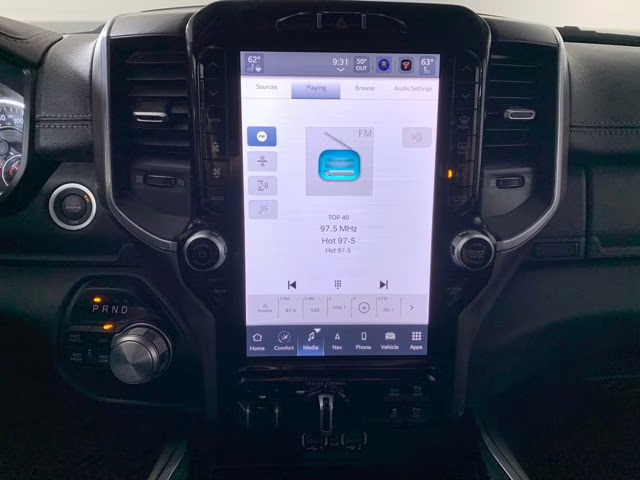 2023 Diamond Black Crystal Pearlcoat Ram 1500 Laramie 4X4 Truck