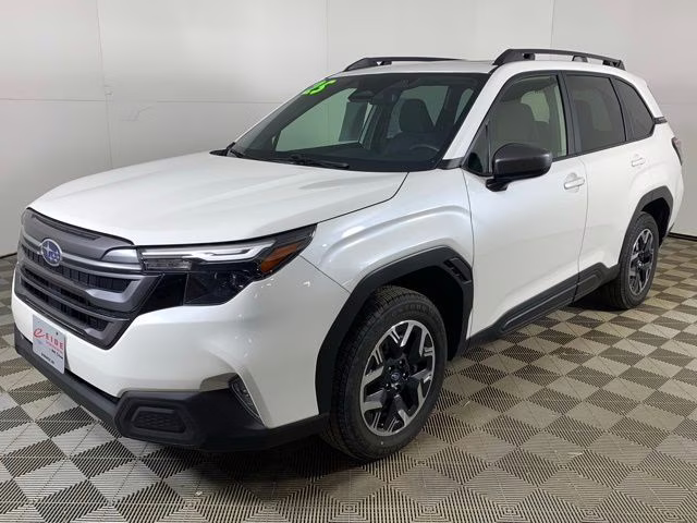 2025 Crystal White Pearl Subaru Forester Premium AWD SUV