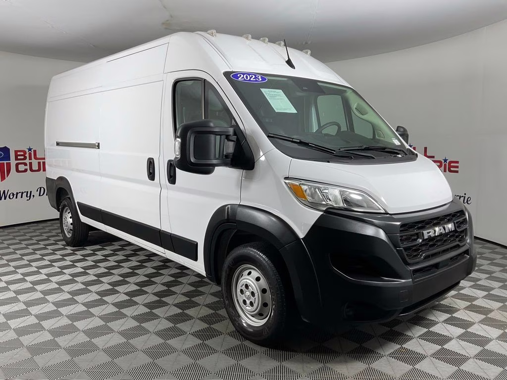 2023 Bright White Clearcoat Ram ProMaster 2500 High Roof FWD Van