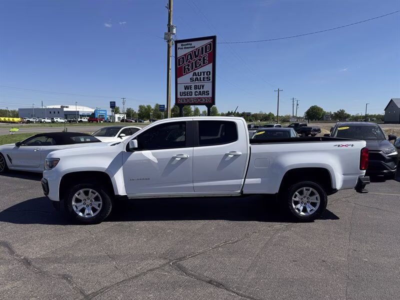 2022 Summit White Chevrolet Colorado LT 4X4 Truck