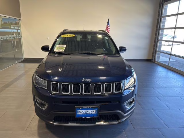 2019 Jazz Blue Pearlcoat Jeep Compass Limited 4X4 SUV