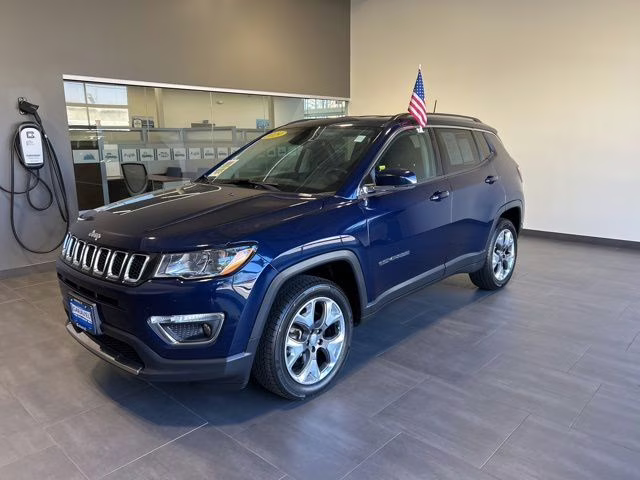 2019 Jazz Blue Pearlcoat Jeep Compass Limited 4X4 SUV