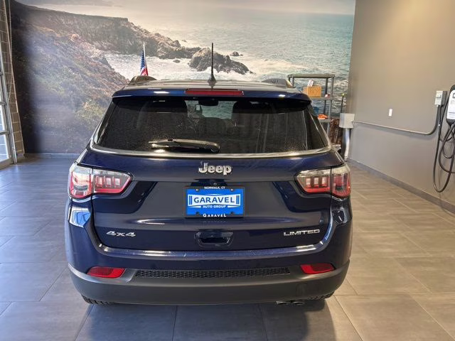 2019 Jazz Blue Pearlcoat Jeep Compass Limited 4X4 SUV