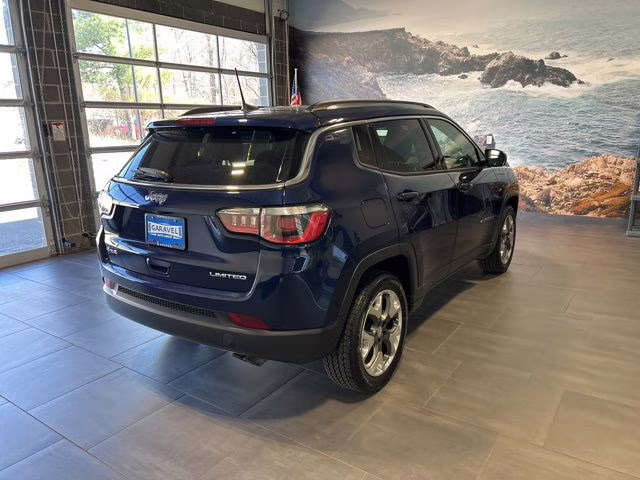 2019 Jazz Blue Pearlcoat Jeep Compass Limited 4X4 SUV