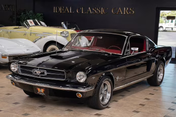 1965 Raven Black Ford Mustang Fastback Restomod Coupe