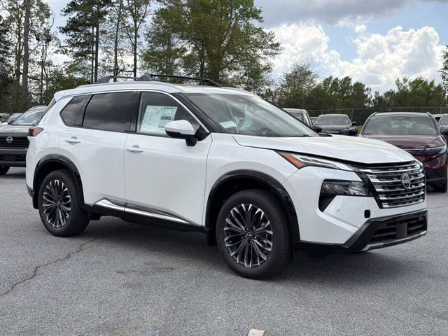 2026 Everest White Pearl Tricoat Nissan Rogue Platinum AWD SUV