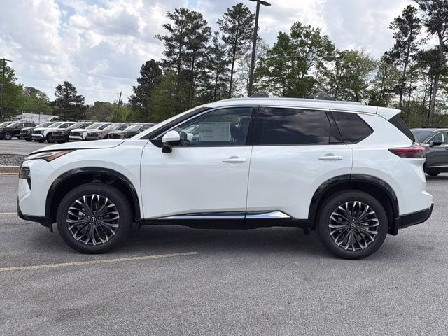 2026 Everest White Pearl Tricoat Nissan Rogue Platinum AWD SUV