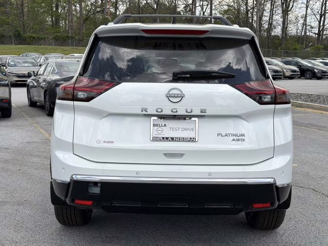 2026 Everest White Pearl Tricoat Nissan Rogue Platinum AWD SUV