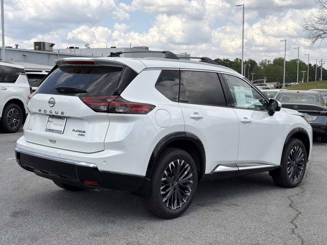 2026 Everest White Pearl Tricoat Nissan Rogue Platinum AWD SUV