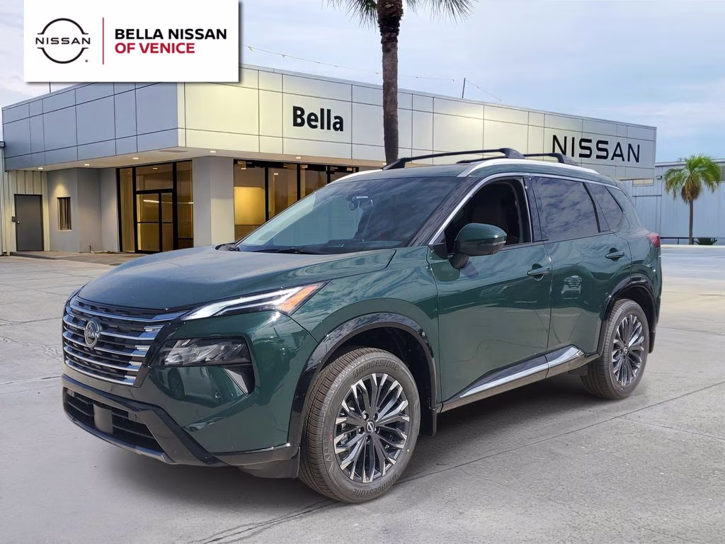 2026 Obsidian Green Nissan Rogue Platinum AWD SUV