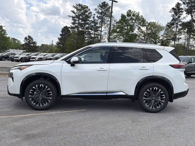 2026 Everest White Pearl Tricoat Nissan Rogue Platinum AWD SUV
