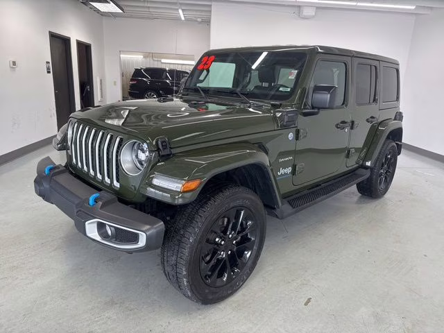 2023 Sarge Green Clearcoat Jeep Wrangler Sahara 4xe 4X4 SUV