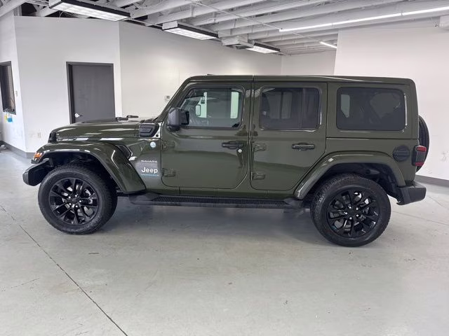 2023 Sarge Green Clearcoat Jeep Wrangler Sahara 4xe 4X4 SUV