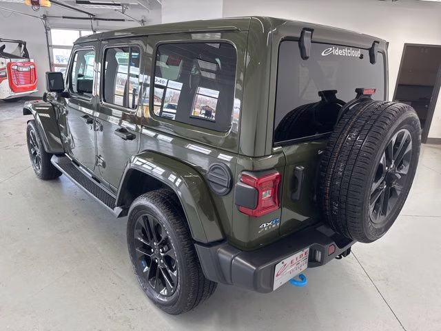 2023 Sarge Green Clearcoat Jeep Wrangler Sahara 4xe 4X4 SUV