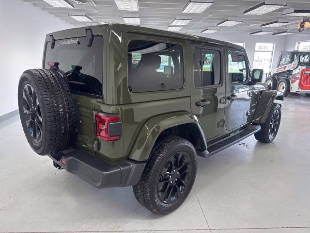 2023 Sarge Green Clearcoat Jeep Wrangler Sahara 4xe 4X4 SUV