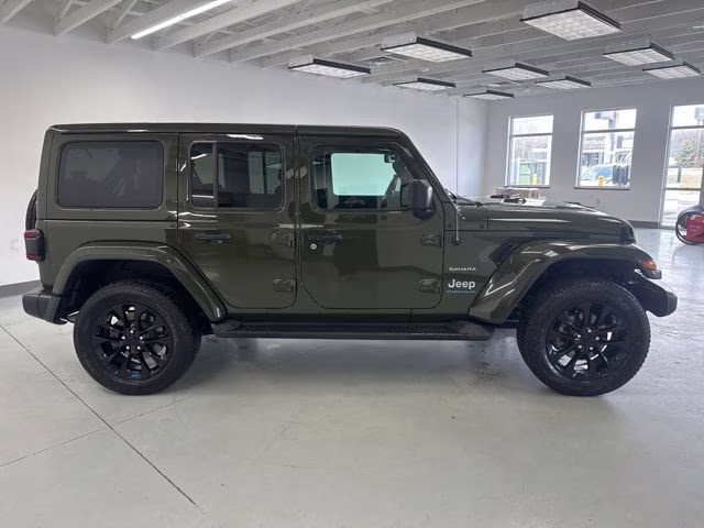 2023 Sarge Green Clearcoat Jeep Wrangler Sahara 4xe 4X4 SUV