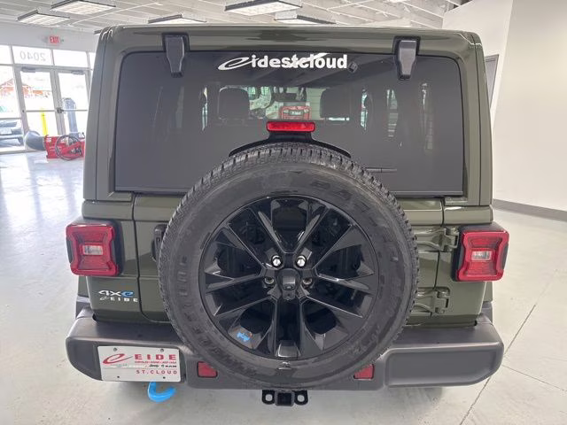 2023 Sarge Green Clearcoat Jeep Wrangler Sahara 4xe 4X4 SUV