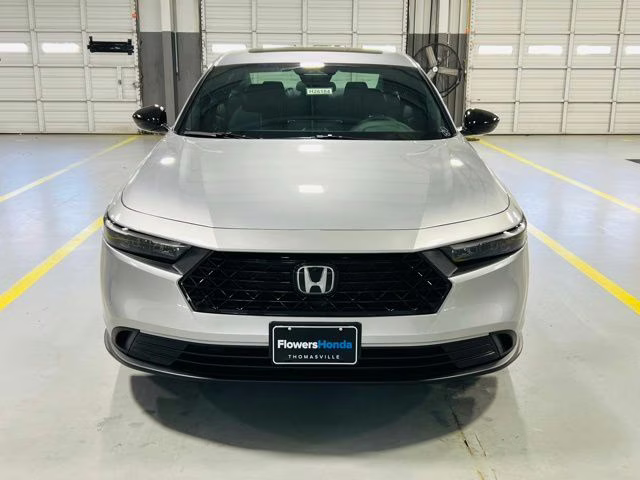2026 Solar Silver Metallic Honda Accord Hybrid Sport FWD Sedan