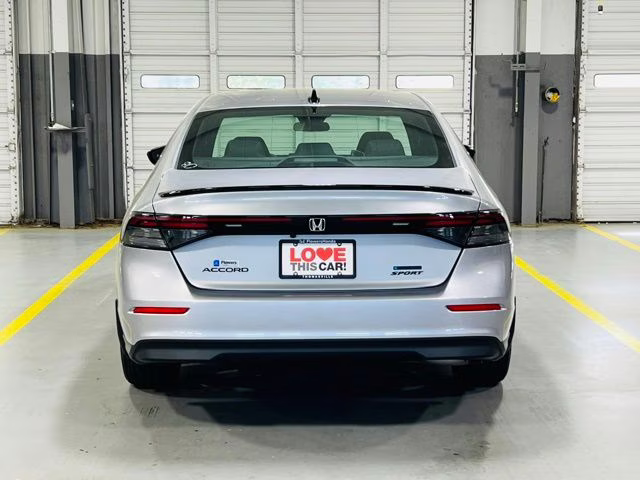 2026 Solar Silver Metallic Honda Accord Hybrid Sport FWD Sedan