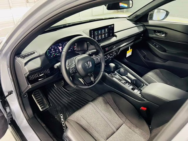 2026 Solar Silver Metallic Honda Accord Hybrid Sport FWD Sedan