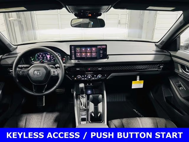 2026 Solar Silver Metallic Honda Accord Hybrid Sport FWD Sedan