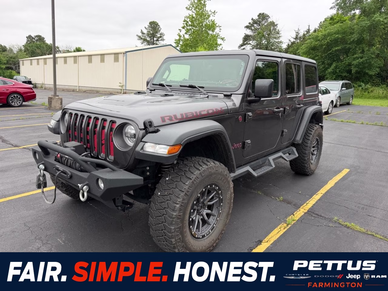 2020 Granite Crystal Metallic Clearcoat Jeep Wrangler Unlimited Rubicon 4X4 SUV
