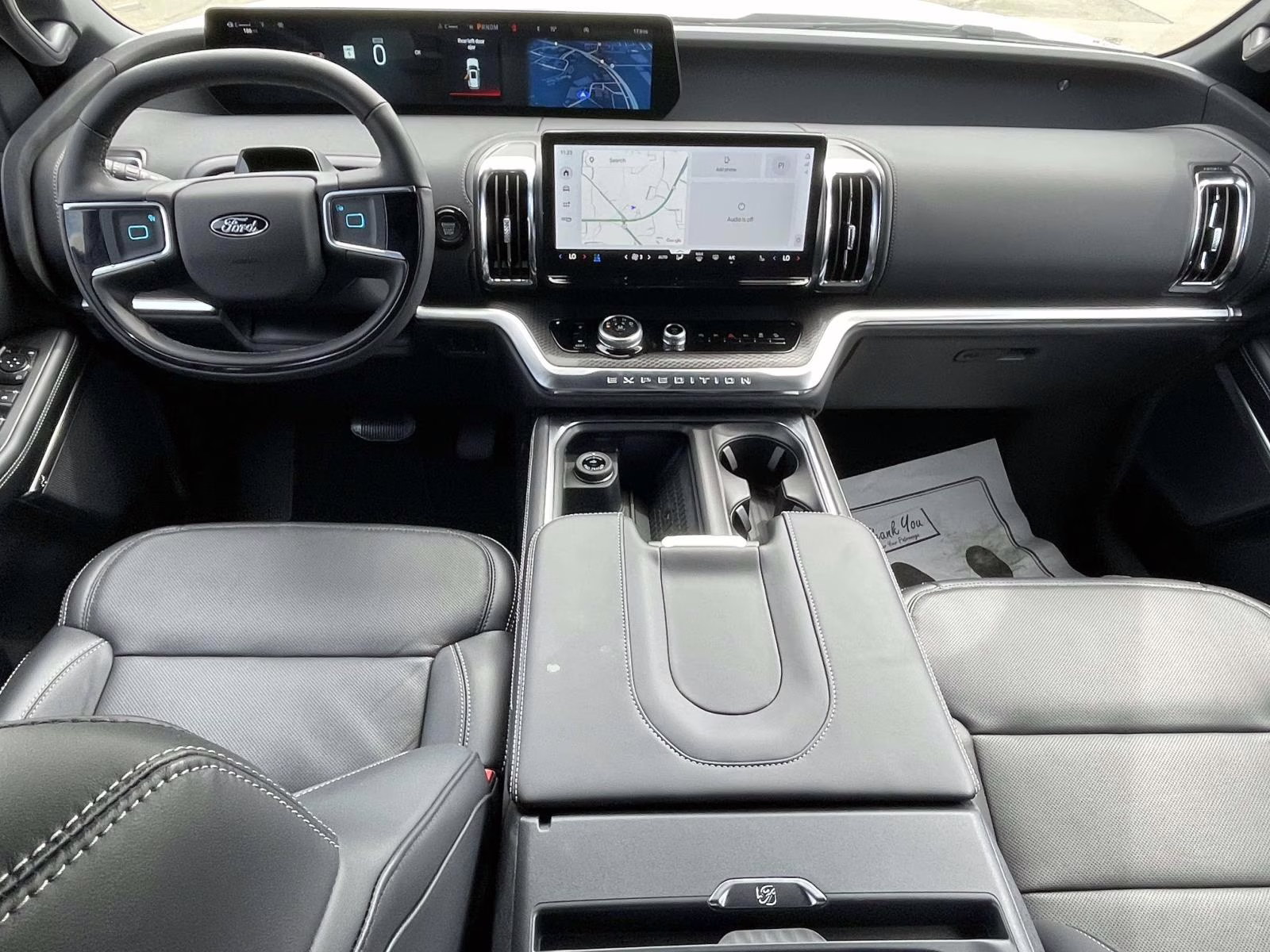 2025 Star White Metallic Tri-Coat Ford Expedition Platinum 4X4 SUV