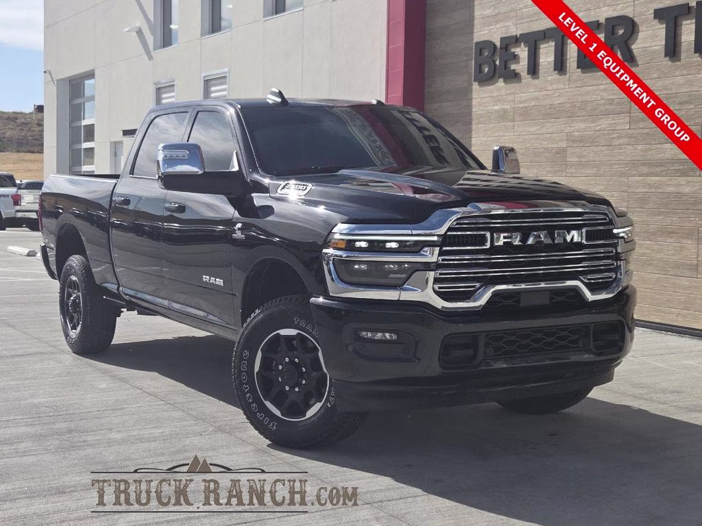2026 Diamond Black Crystal Pearlcoat Ram 2500 Laramie 4X4 Truck