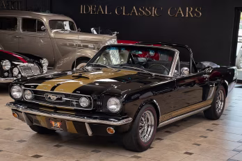 1966 Raven Black Ford Mustang Shelby GT350H Tribute Convertible
