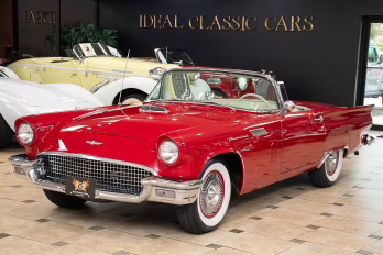 1957 Flame Red Ford Thunderbird - Both Tops Convertible