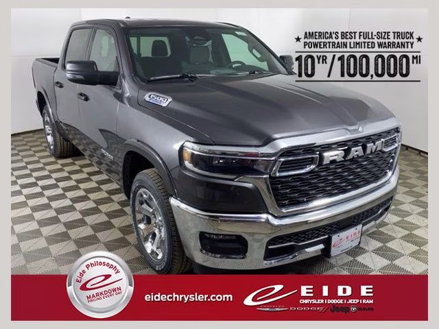 2026 Granite Crystal Metallic Clearcoat Ram 1500 Big Horn 4X4 Truck