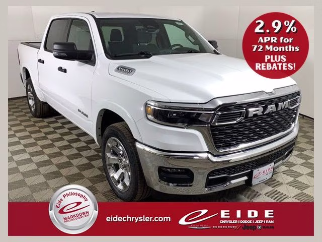 2026 Bright White Clearcoat Ram 1500 Big Horn 4X4 Truck