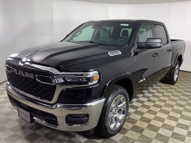 2026 Diamond Black Crystal Pearlcoat Ram 1500 Big Horn 4X4 Truck