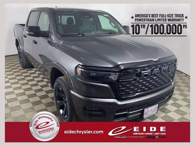 2026 Granite Crystal Metallic Clearcoat Ram 1500 Big Horn Night Edition 4X4 Truck