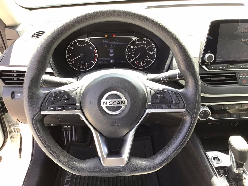 2019 Glacier White Nissan Altima 2.5 S FWD Sedan