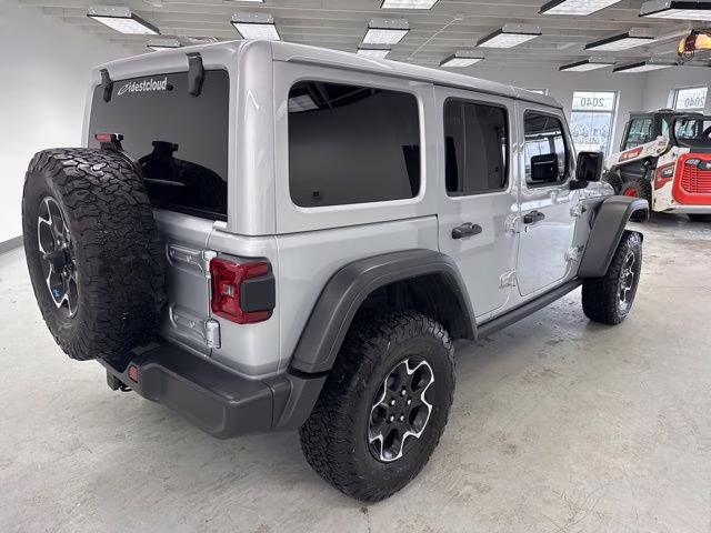 2023 Silver Zynith Clearcoat Jeep Wrangler Rubicon 4xe 4X4 SUV